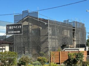 盛岡市　屋根・外壁塗装現場より