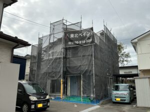 盛岡市　屋根・外壁塗装現場より