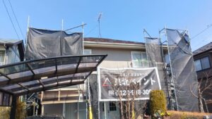 盛岡市　屋根・外壁塗装現場より