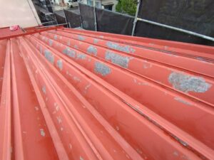仙台市　屋根塗装現場より②
