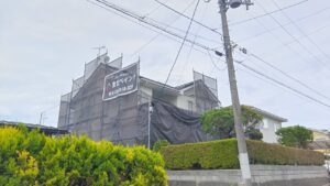盛岡市　屋根・外壁塗装現場より