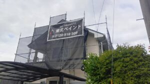 盛岡市　屋根・外壁塗装現場より