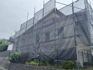 仙台市　屋根塗装現場より③