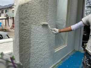 盛岡市、矢巾町　屋根・外壁塗装現場より